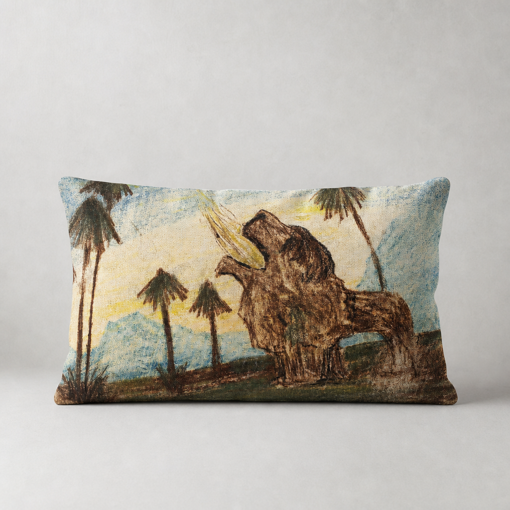 C. F. Hill – the Lion – Premium Pillow