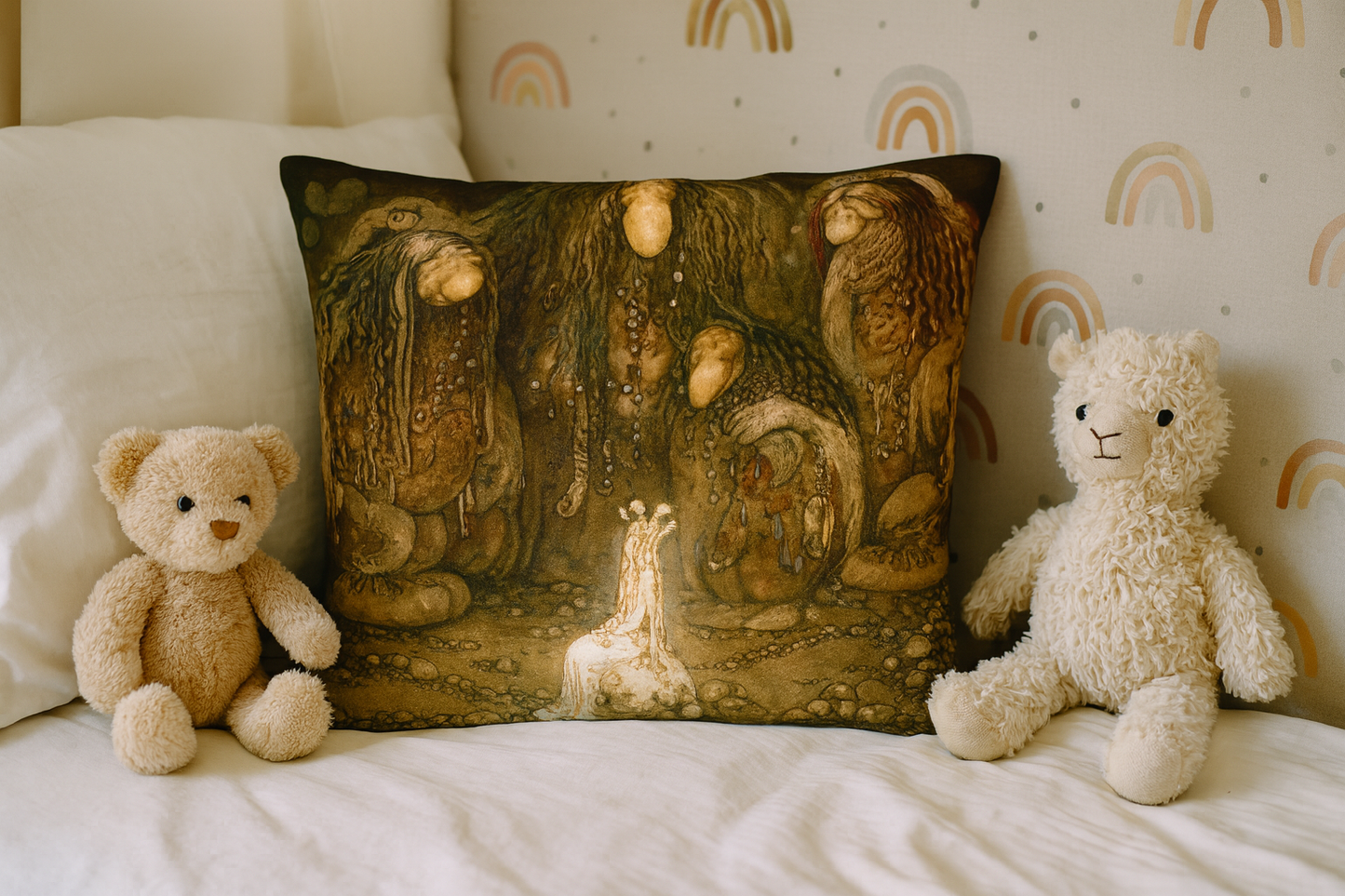Swedish Folklore (Johna Bauer) – Troll-Gathering – Pillow